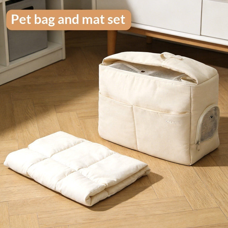 Pet Portable Carrier For Outdoor Travel And Transport
