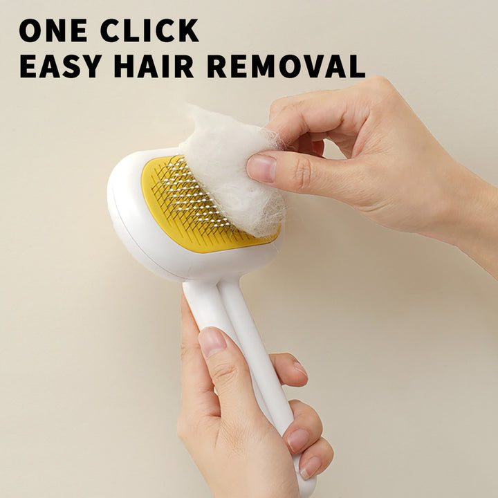 Pet Grooming Hair Removal Brush Loose Fur Cleaning Massage Comb