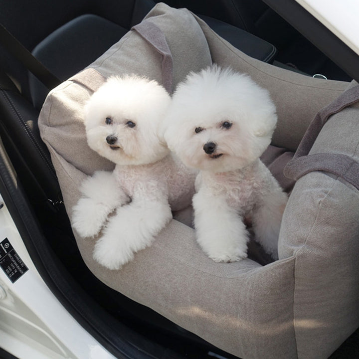 Pet Waterproof Car Seat Carrier Basket Portable Travel Bed