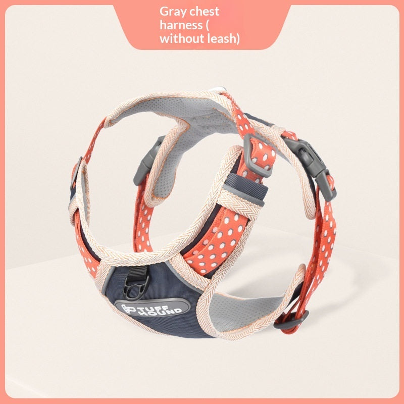 Vest Style Pet Harness And Walking Leash