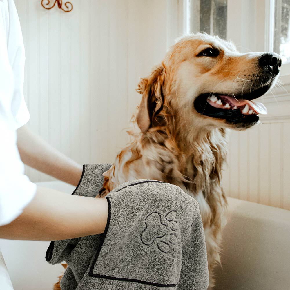 Pet Super Absorbent Bathrobe Towel For Quick Drying
