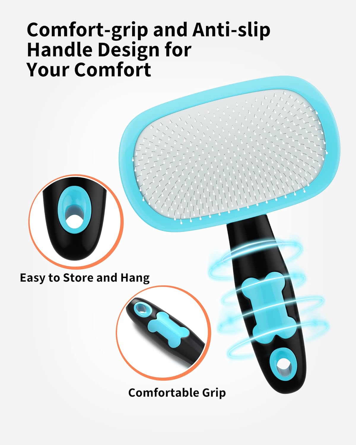 Pet Grooming Shedding Brush Hair Removal Grooming Tool
