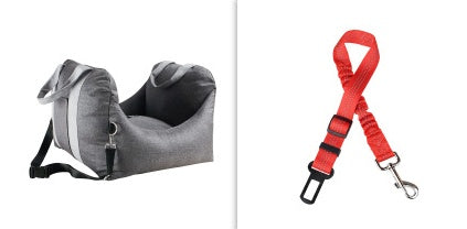 Pet Waterproof Car Seat Carrier Basket Portable Travel Bed