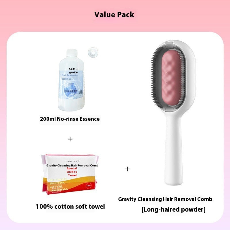 Pet Grooming Dematting Comb Hair Removal Cleaning Brush Tool