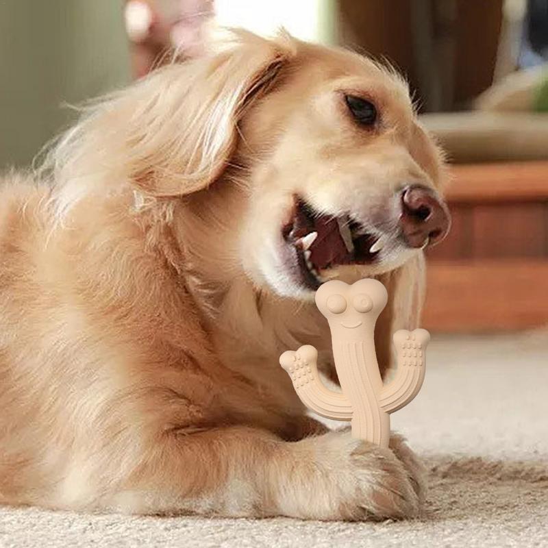 Pet Cactus Chew Toy Ultra Durable Interactive Boredom Buster