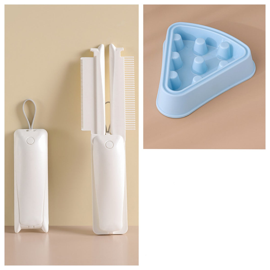 Pet Grooming Hair Removal Massage Brush Floating Hair Tool