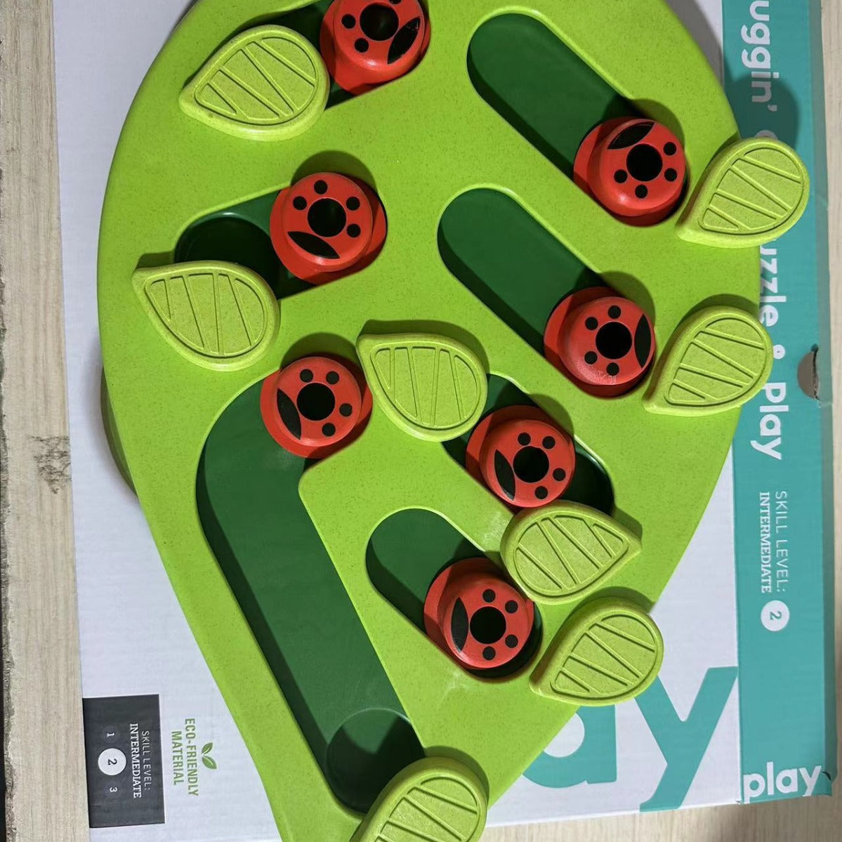 Christmas Themed Pet Bowl With Slow Feeding Design