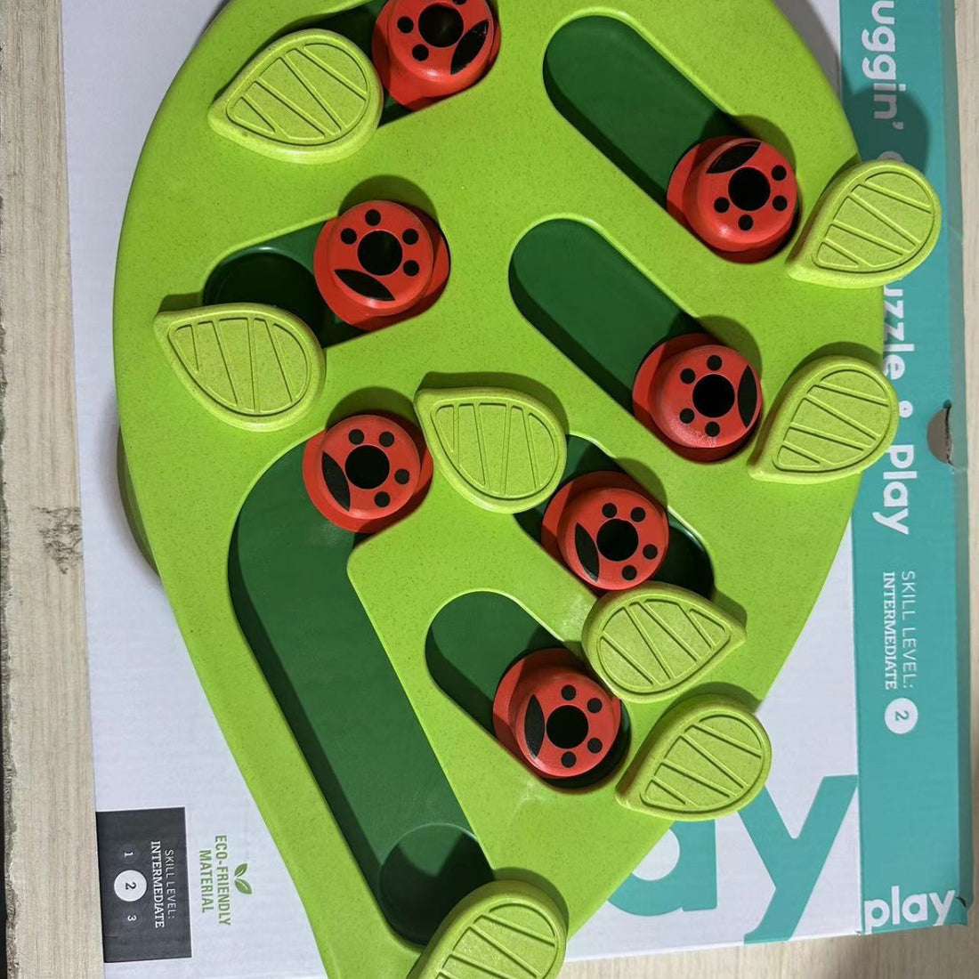 Christmas Themed Pet Bowl With Slow Feeding Design