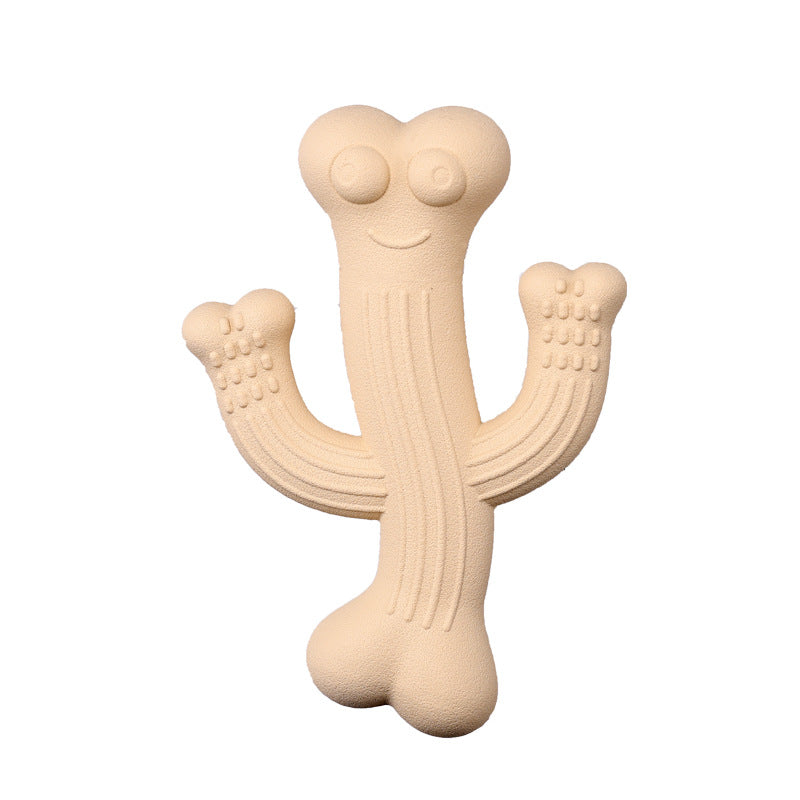Pet Cactus Chew Toy Ultra Durable Interactive Boredom Buster