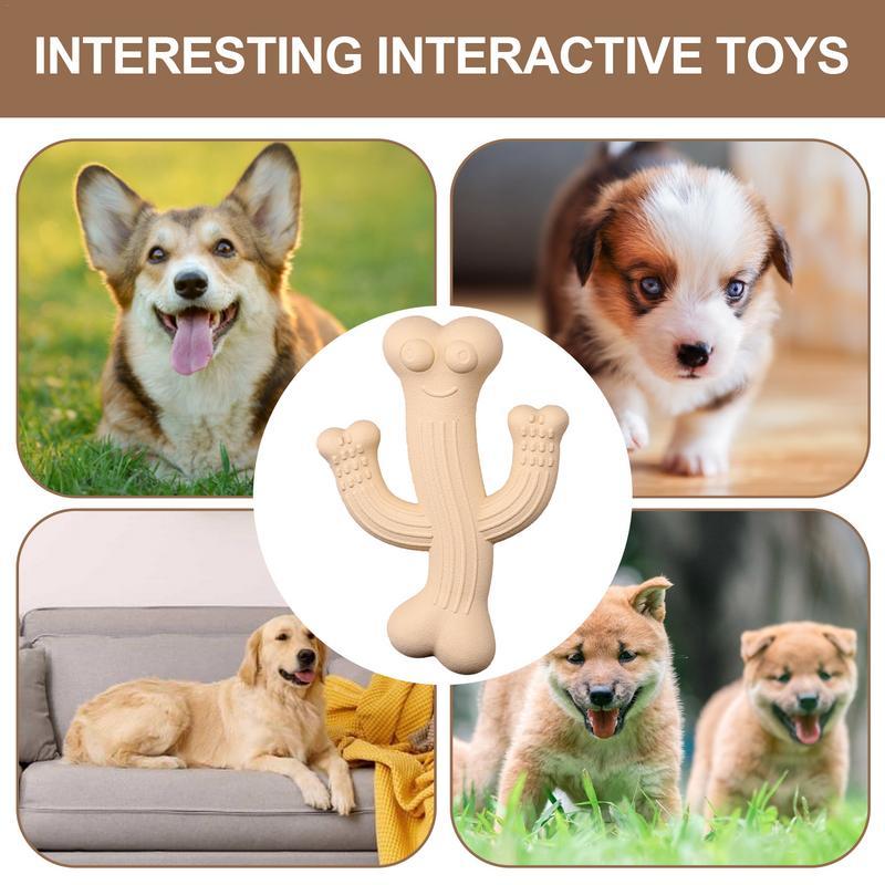 Pet Cactus Chew Toy Ultra Durable Interactive Boredom Buster