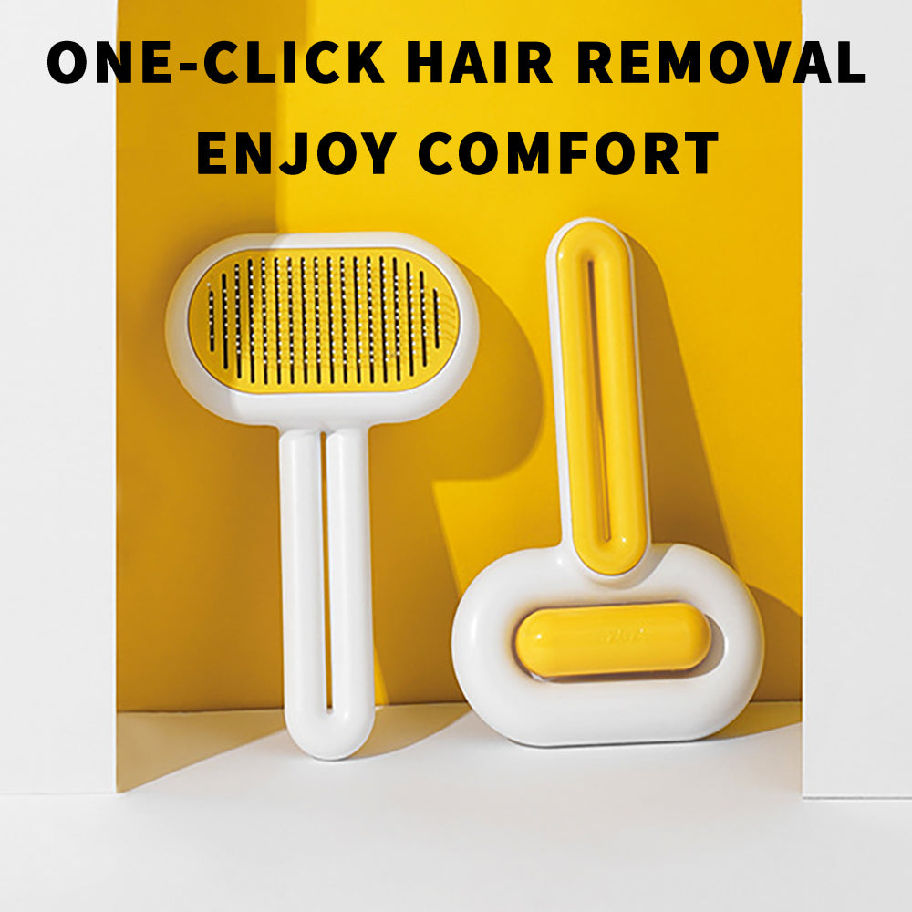 Pet Grooming Hair Removal Brush Loose Fur Cleaning Massage Comb