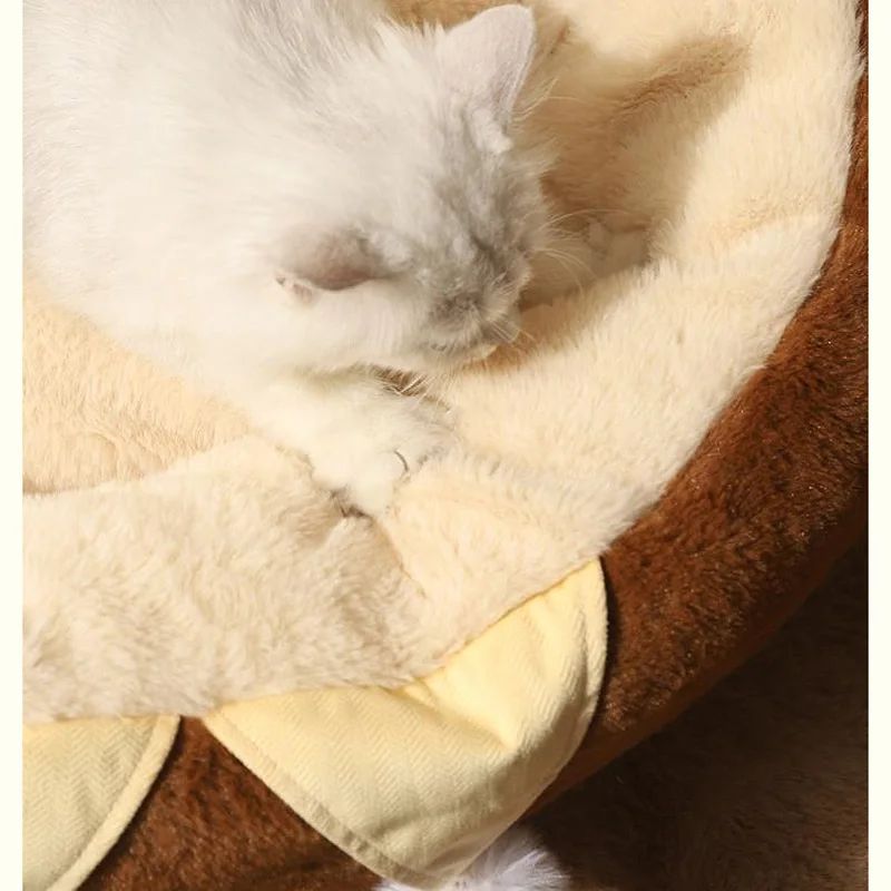 Winter Warm Round Pet Sofa Sleeping Cushion Nest Bed