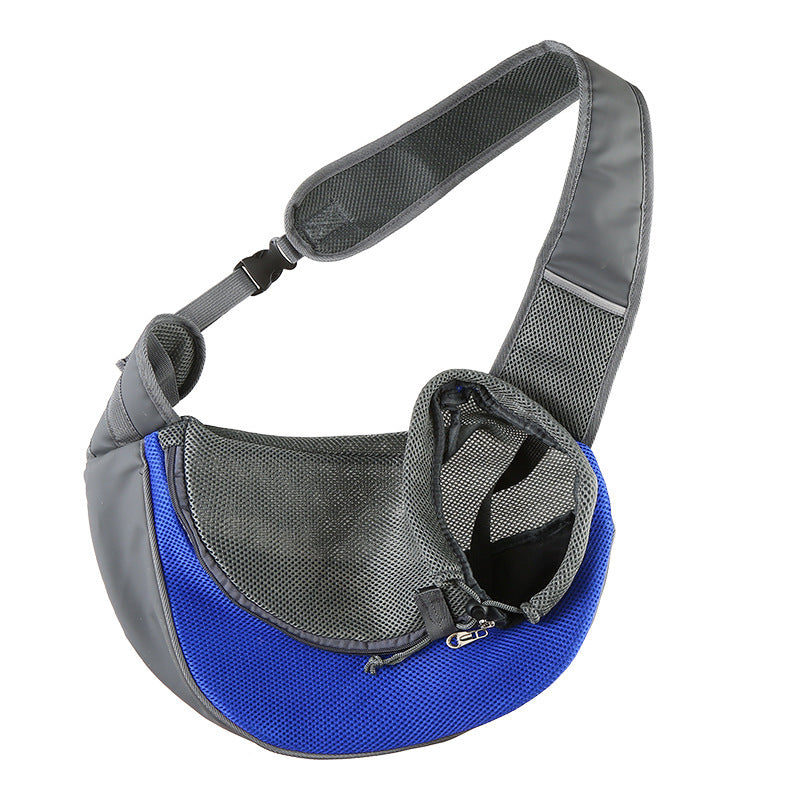 Pet Mesh Oxford Shoulder Carrier Bag Outdoor Travel Tote