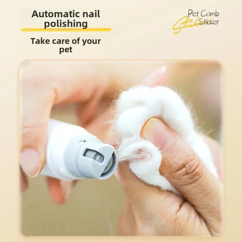 Pet Rechargeable Nail Trimmer Grooming Brush Cleaning Tool