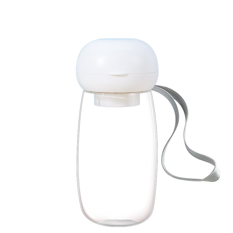 Portable Pet Water Bottle With Built In Feeding Bowl
