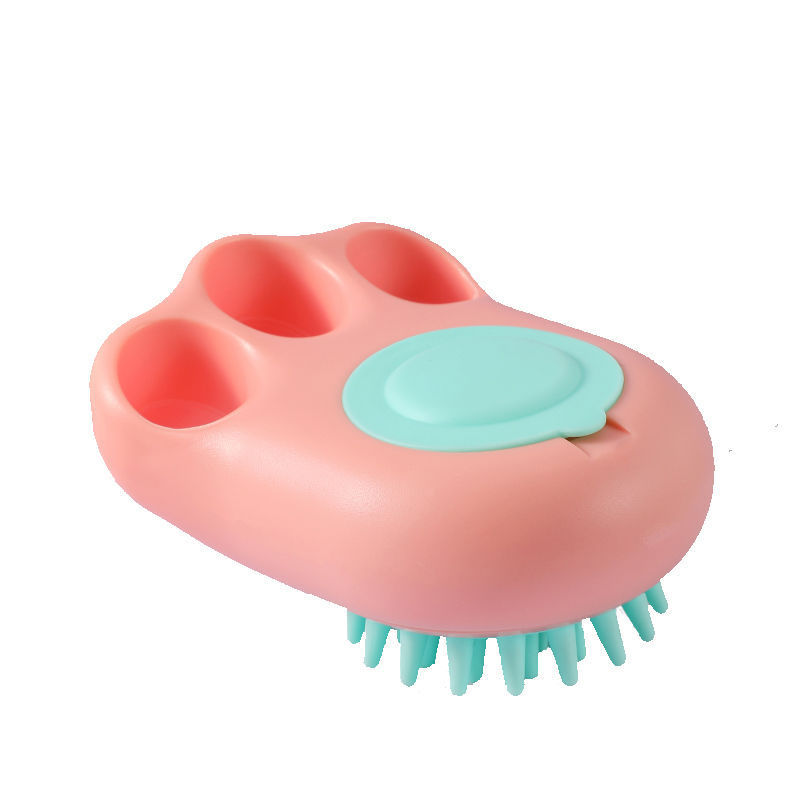 Pet Bath Brush Claw Massage Comb Grooming Cleaning Tool