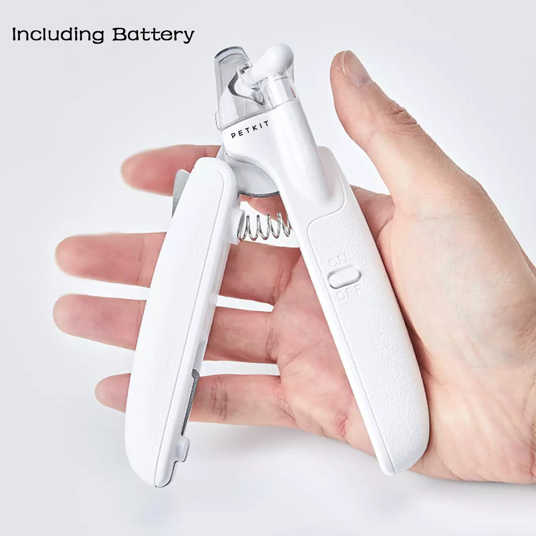 Pet Nail Clipper Scissor LED Light Trimmer Grooming Tool