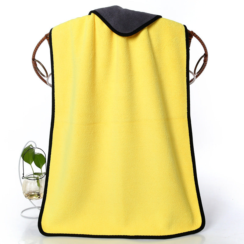 Pet Absorbent Fiber Bath Towel Cleaning And Drying Cloth