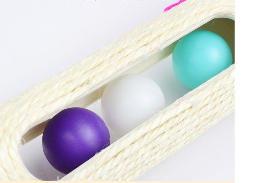 Pet Sisal Drum Interactive Climbing Toy