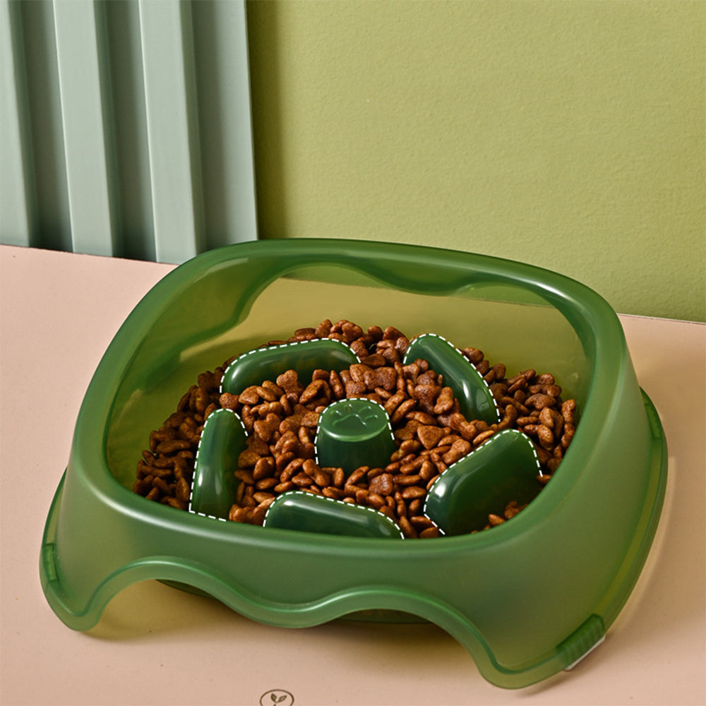 Anti Choking Pet Slow Feeding Water Bowl