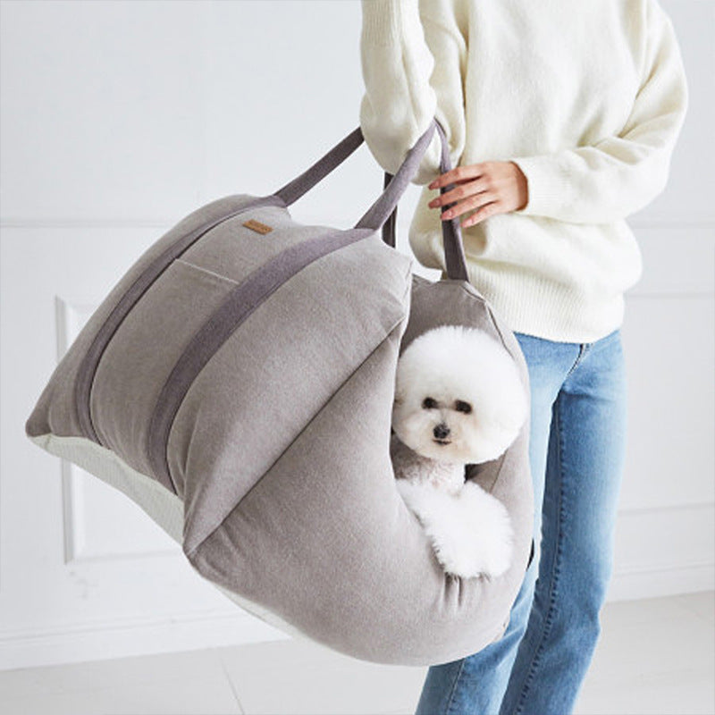 Pet Waterproof Car Seat Carrier Basket Portable Travel Bed