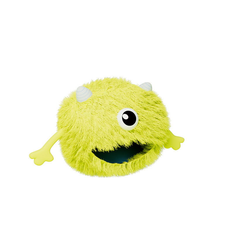Machine Washable Fluffy Round Pet Calming Plush Sleeping Bed