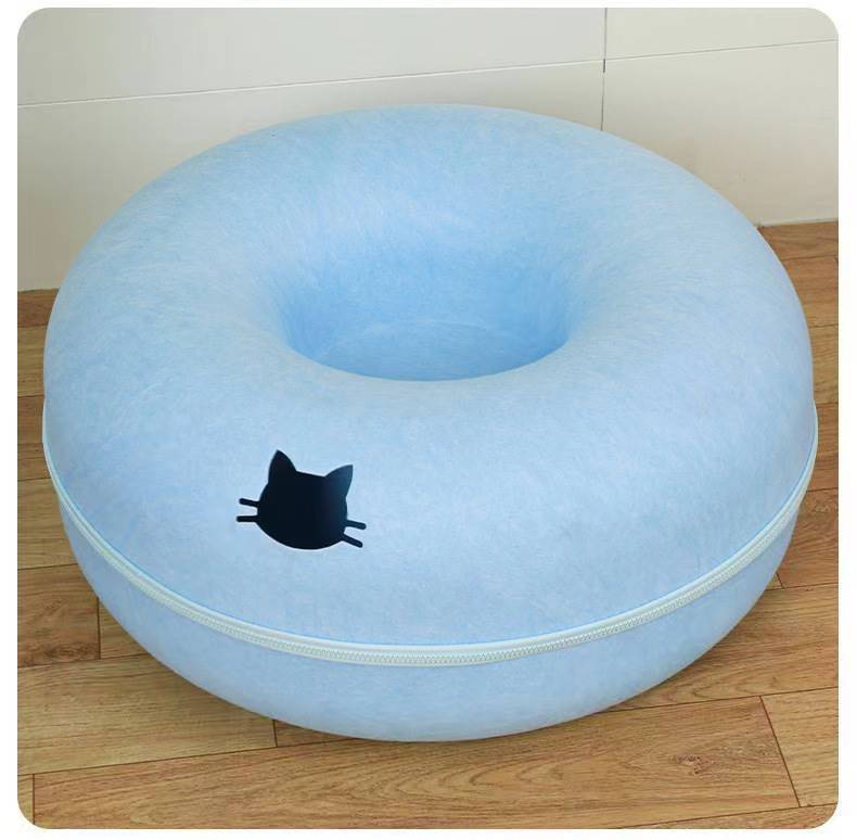 Comfortable Round Pet Tunnel Bed Sleeping Mat