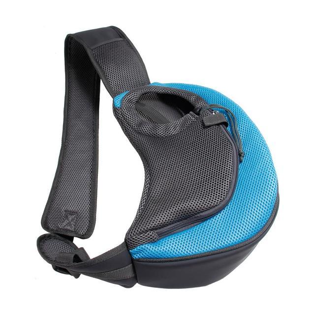Pet Mesh Oxford Shoulder Carrier Bag Outdoor Travel Tote