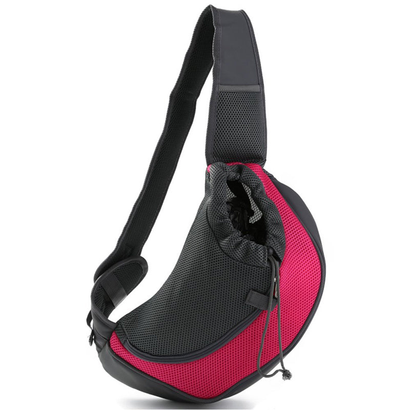 Pet Mesh Oxford Shoulder Carrier Bag Outdoor Travel Tote