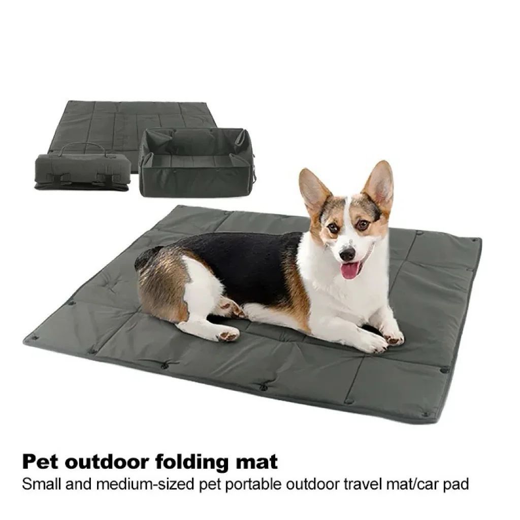 Pet Portable Travel Bed Carrier Mat Cushion Collapsible Kennel