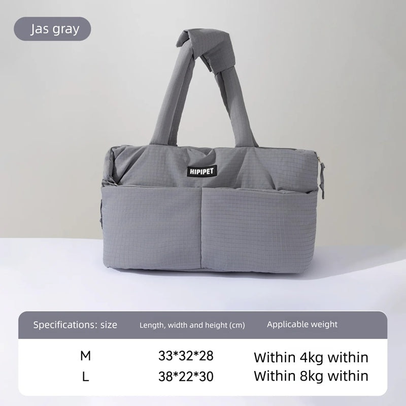 Pet Car Seat Carrier With Adjustable Safety Leash Portable Travel Seat