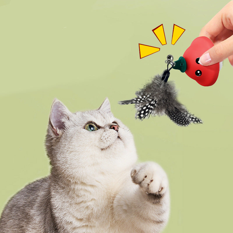 Pet Wand Suction Retractable Teaser Interactive Exercise Toy