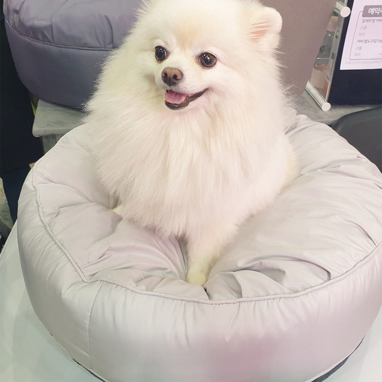 Moisture Proof Dust Proof Removable Washable Large Round Pet Bed