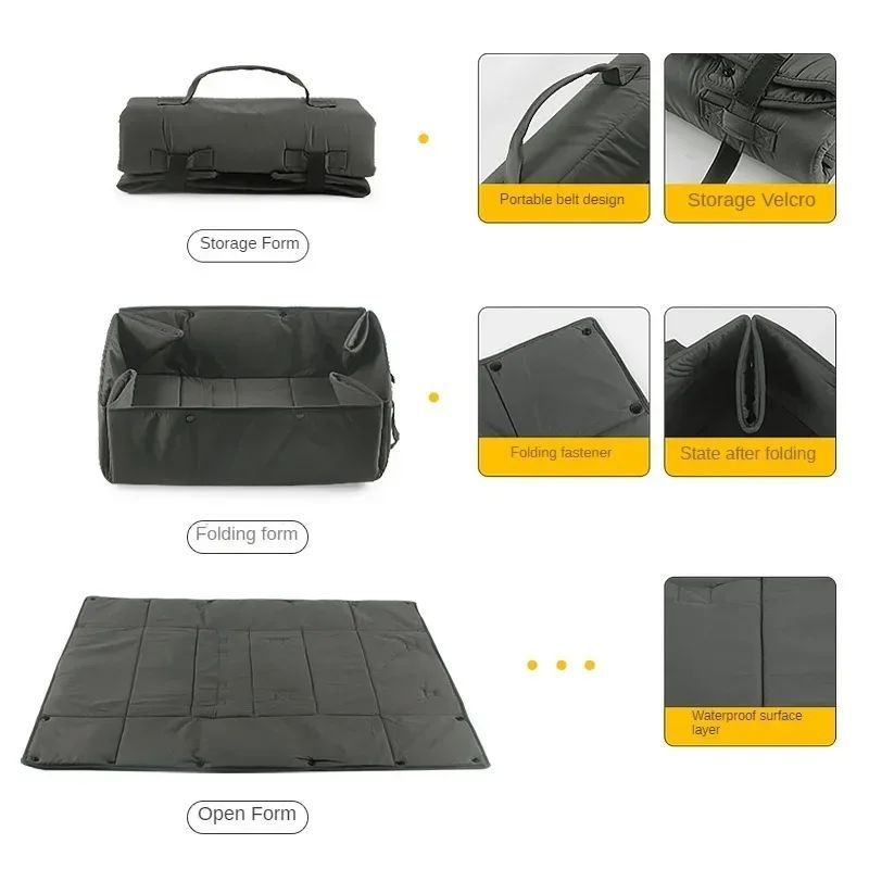 Pet Portable Travel Bed Carrier Mat Cushion Collapsible Kennel