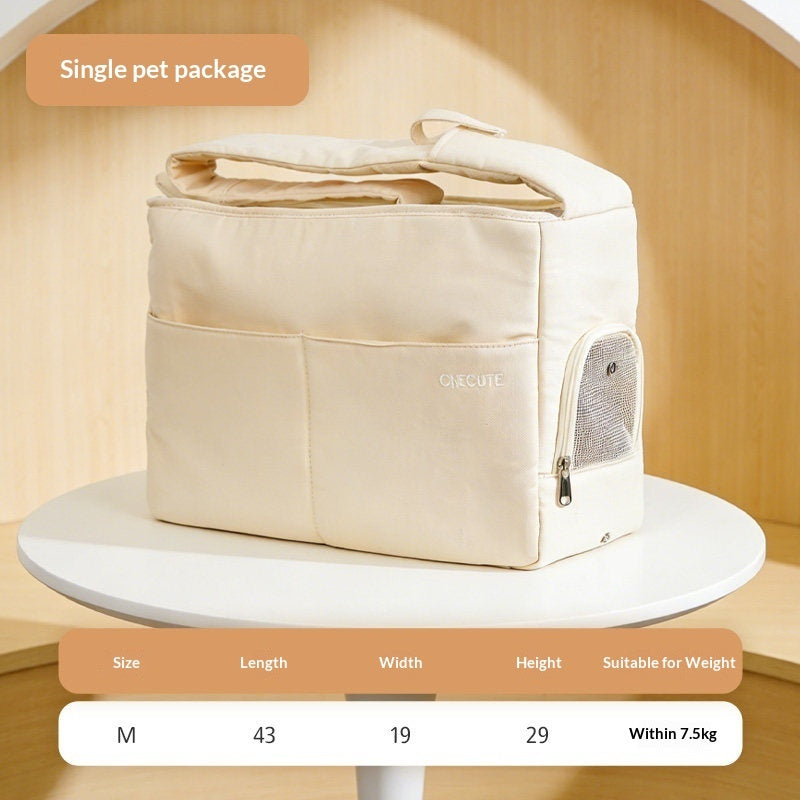 Pet Portable Carrier For Outdoor Travel And Transport