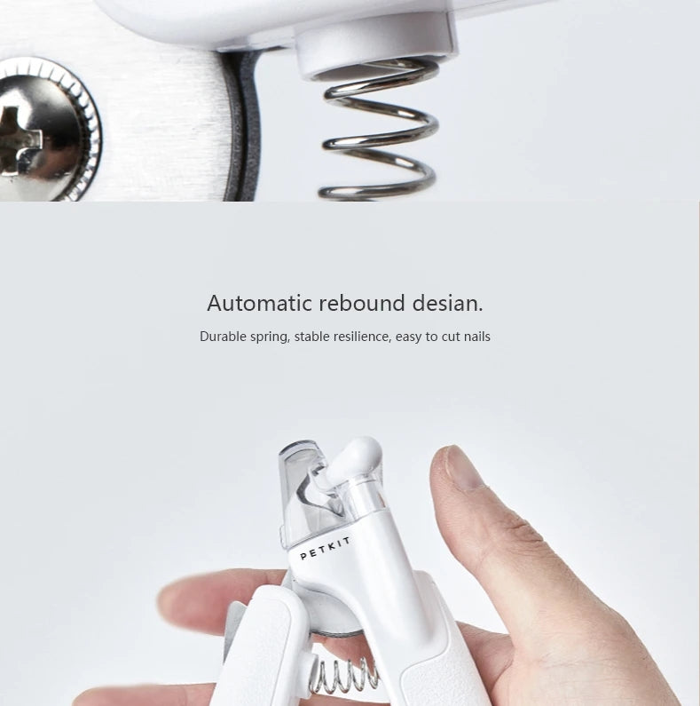 Pet Nail Clipper Scissor LED Light Trimmer Grooming Tool