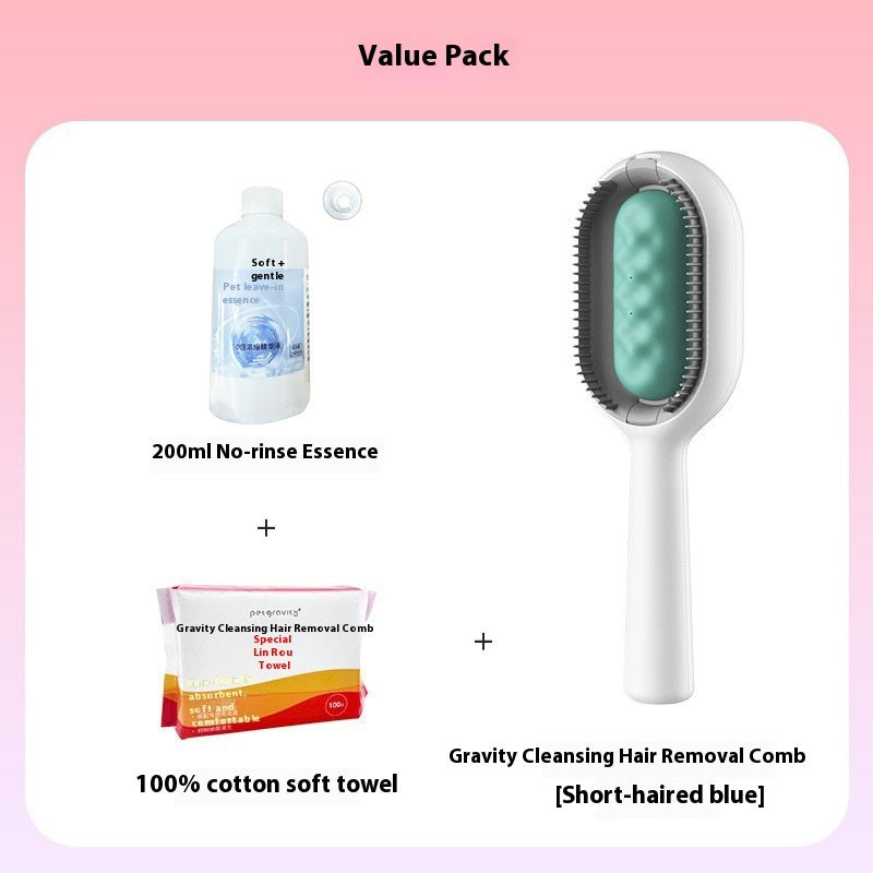 Pet Grooming Dematting Comb Hair Removal Cleaning Brush Tool