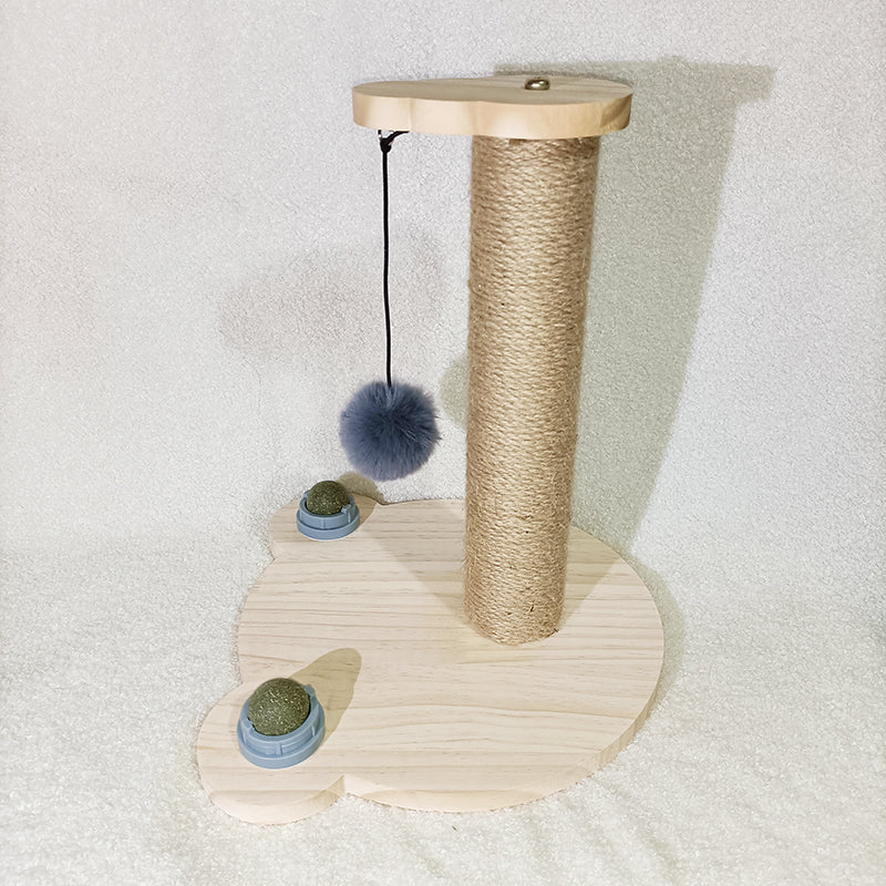 Pet Wooden Turntable Bite Resistant Interactive Toy