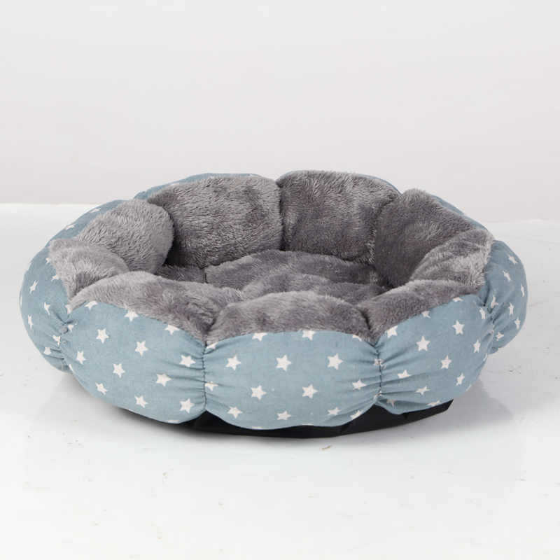Calming Donut Round Fluffy Pet Sleeping Bed Soft Cushion