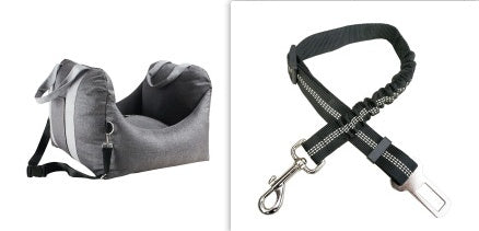 Pet Waterproof Car Seat Carrier Basket Portable Travel Bed
