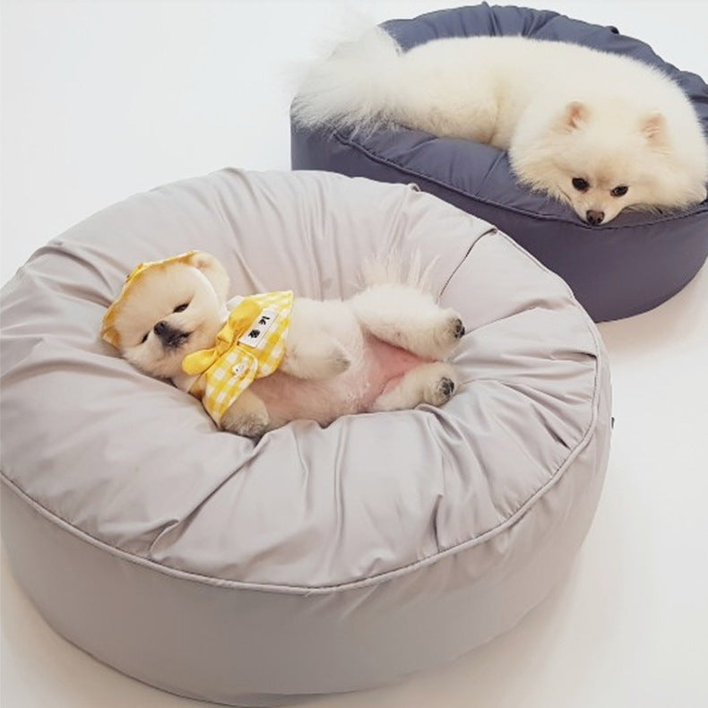 Moisture Proof Dust Proof Removable Washable Large Round Pet Bed