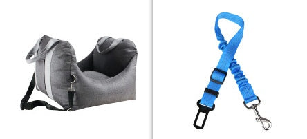 Pet Waterproof Car Seat Carrier Basket Portable Travel Bed