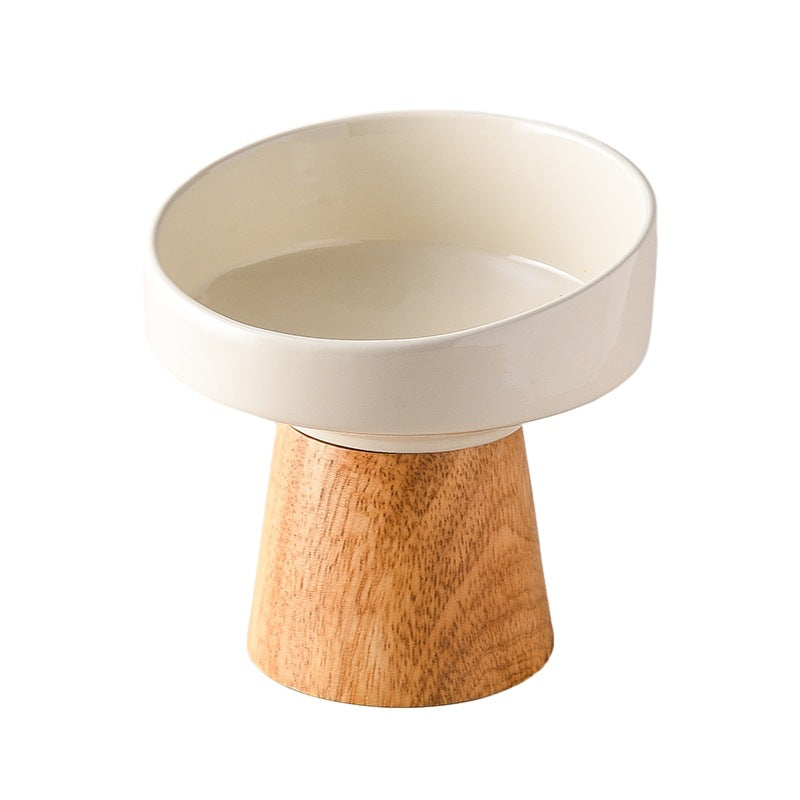 Elevated Ceramic Pet Food And Water Bowl