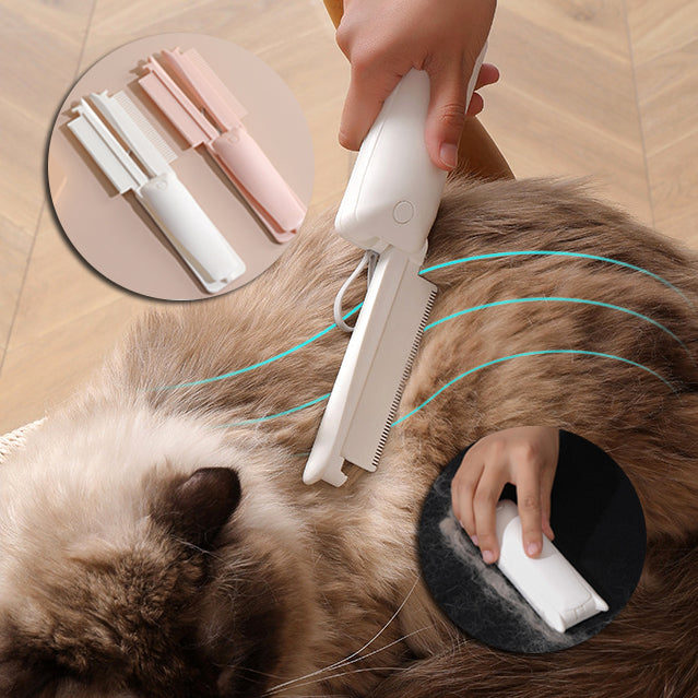 Pet Grooming Hair Removal Massage Brush Floating Hair Tool