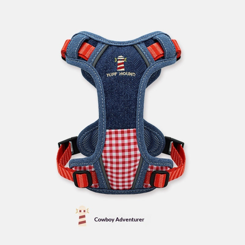 Vest Style Pet Harness And Walking Leash