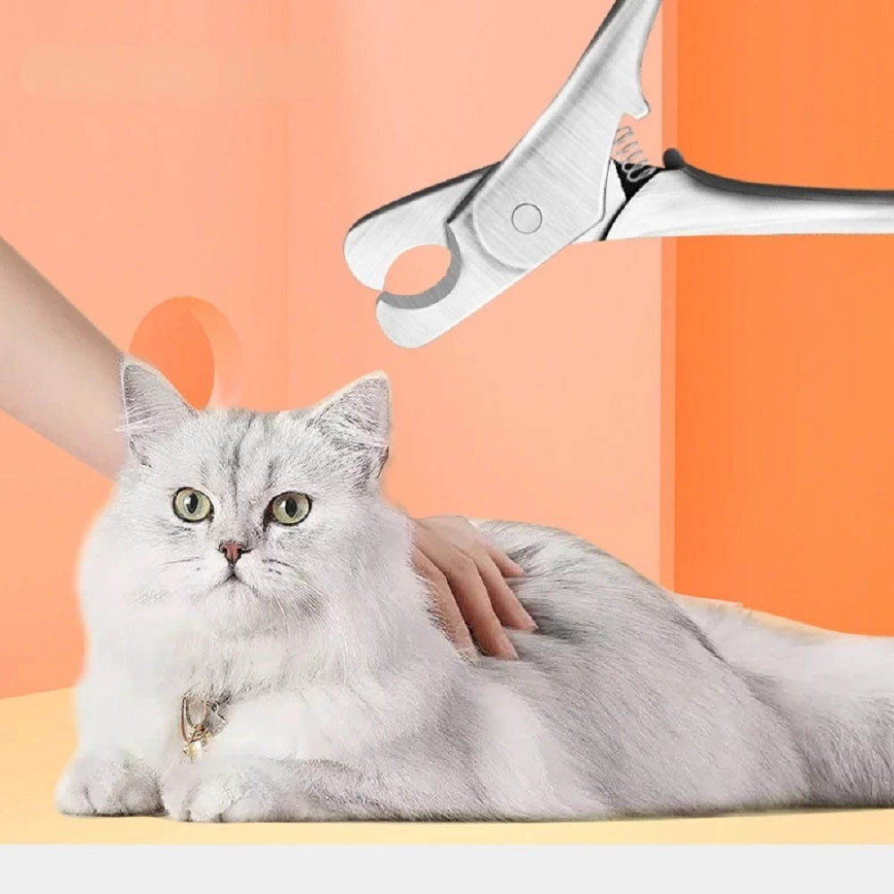Professional Pet Nail Clipper Safety Stainless Steel Grooming Trimmer