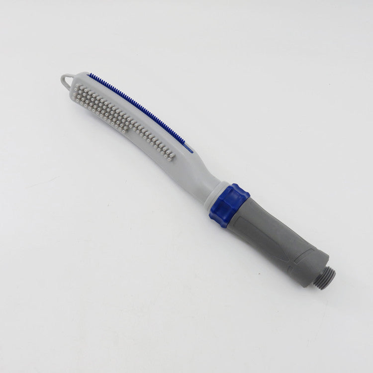 Noble Snouts Pet Bath Brush with Water Hose Attachment