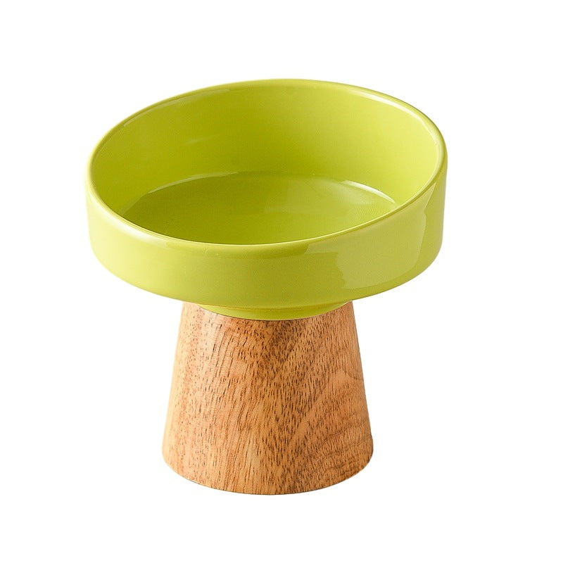 Elevated Ceramic Pet Food And Water Bowl