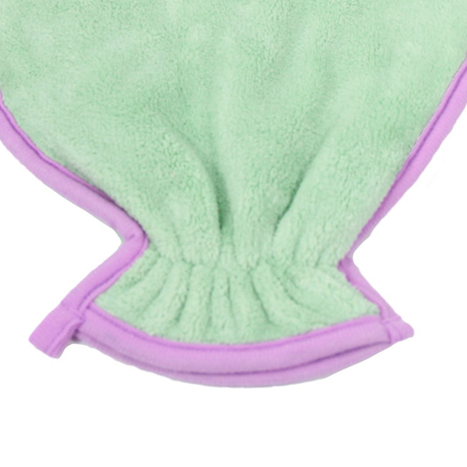 Pet Double Sided Absorbent Bath Towel Soft Cleaning Gloves