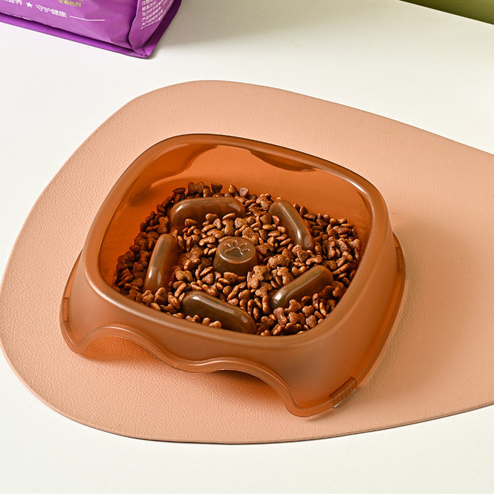 Anti Choking Pet Slow Feeding Water Bowl